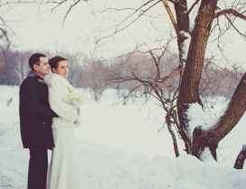 Свадебная фотосессия зимой Svadebnaya fotosessiya zimoi 24 273x210 